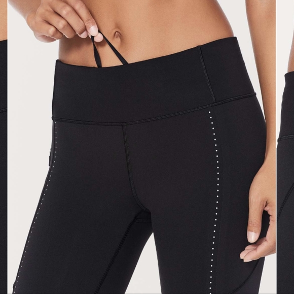 Lululemon Extra Mile Tight (Reflective 28") Black - Picture 3 of 15